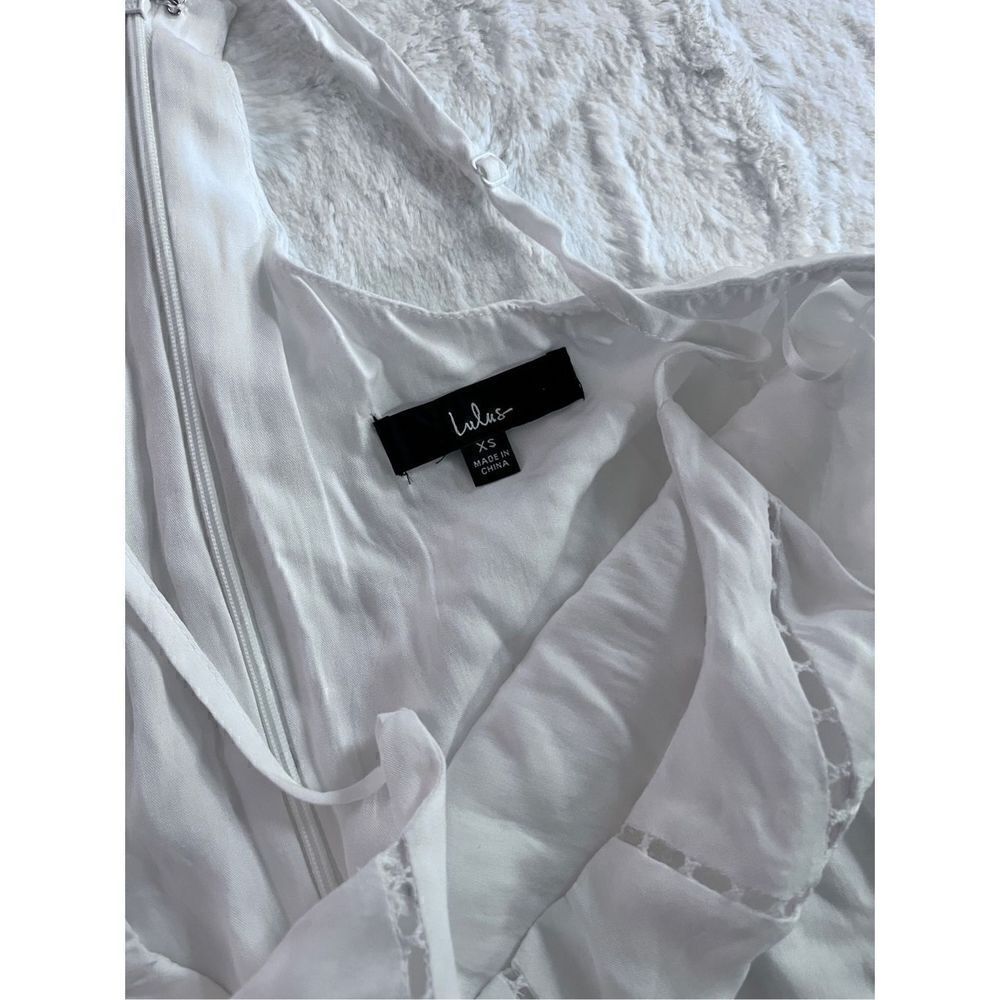 Lulu’s White Dress Size XS - Picture 5 of 6